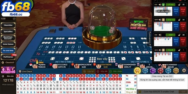 Trải nghiệm các sòng bài đẳng cấp khiến vạn người mê tại FB68